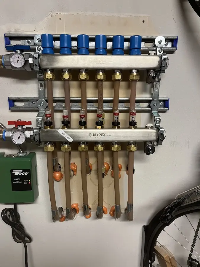 Plumber performing Leak Detection at a residential property in Turner